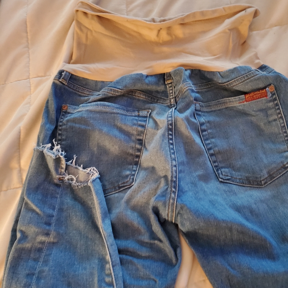 7 for all Mankind maternity jeans